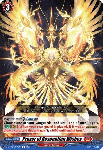 Prayer of Resonating Wishes - D-BT03/067EN