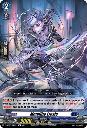 Metallize Erosio - D-BT03/074EN