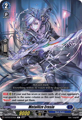 Metallize Erosio - D-BT03/074EN