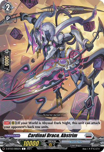 Cardinal Draco, Abstrim - D-BT03/085EN
