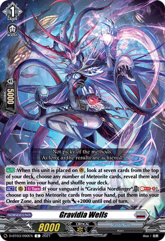Gravidia Wells - D-BT03/090EN