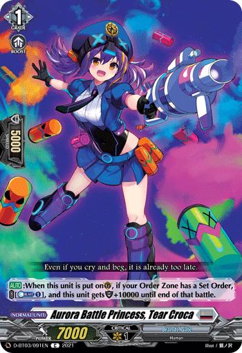 Aurora Battle Princess, Tear Croca - D-BT03/091EN