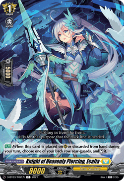 Knight of Heavenly Piercing, Esalta - D-BT03/102EN