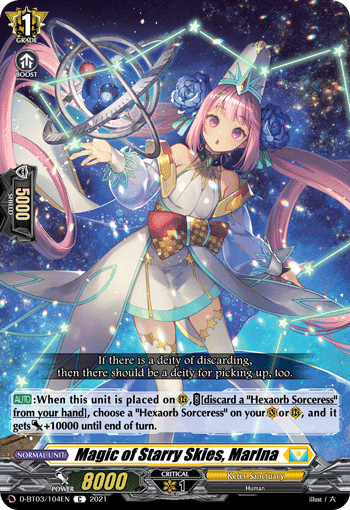 Magic of Starry Skies, Marlna - D-BT03/104EN