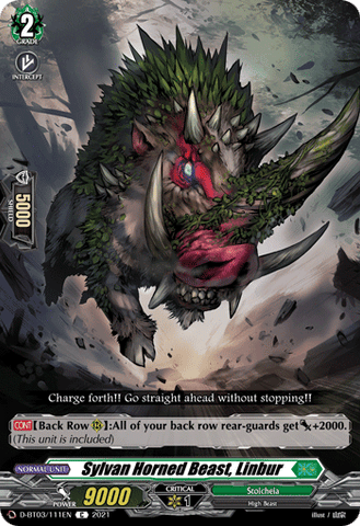 Sylvan Horned Beast, Linbur - D-BT03/111EN