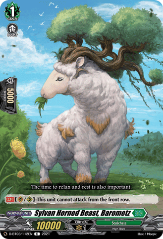Sylvan Horned Beast, Barometz - D-BT03/112EN