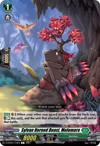 Sylvan Horned Beast, Molemora - D-BT03/114EN