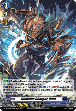 Diabolos Charger, Nate (Holo) - D-BT03/H15EN