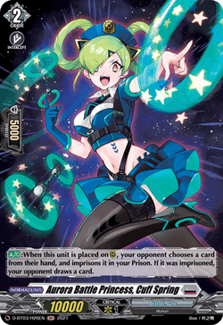 Aurora Battle Princess, Cuff Spring (Holo) - D-BT03/H26EN