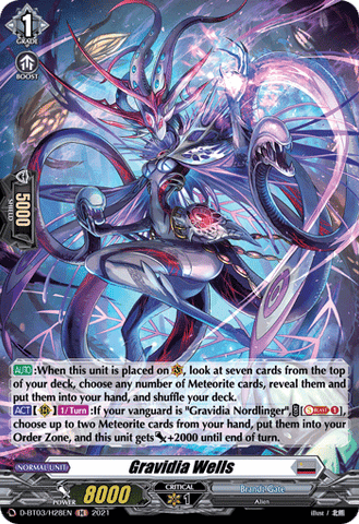 Gravidia Wells (Holo) - D-BT03/H28EN