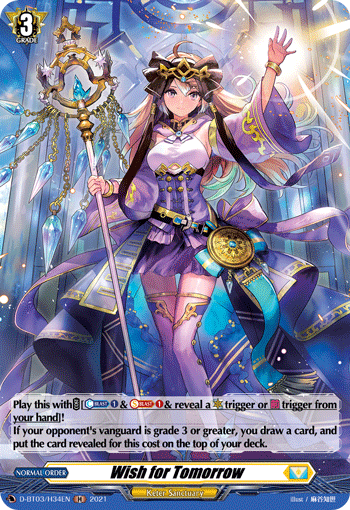 Wish for Tomorrow (Holo) - D-BT03/H34EN
