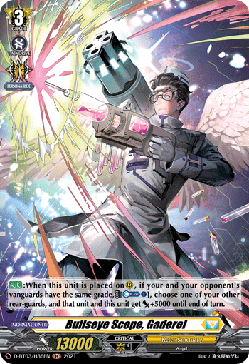 Bullseye Scope, Gaderel (Holo) - D-BT03/H36EN