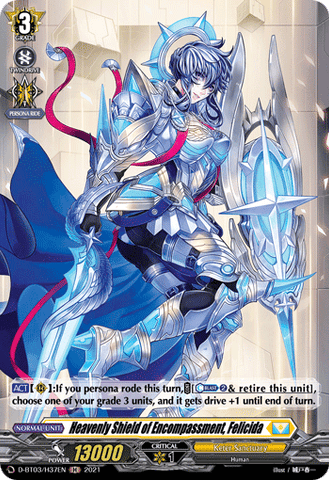 Heavenly Shield of Encompassment, Felicida (Holo) - D-BT03/H37EN