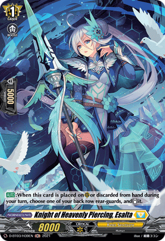 Knight of Heavenly Piercing, Esalta (Holo) - D-BT03/H39EN