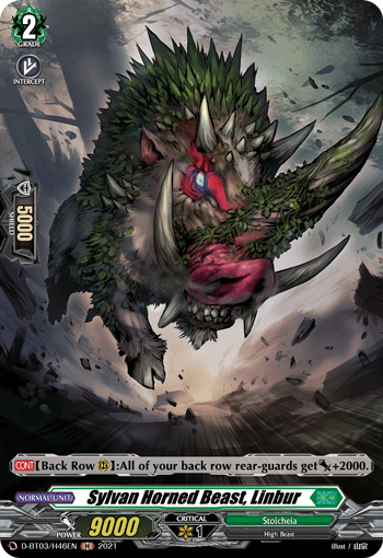 Sylvan Horned Beast, Linbur (Holo) - D-BT03/H46EN