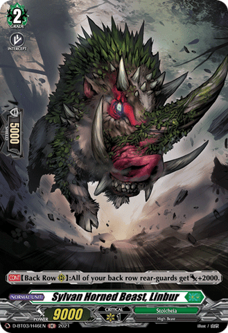 Sylvan Horned Beast, Linbur (Holo) - D-BT03/H46EN