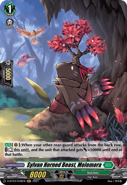 Sylvan Horned Beast, Molemora (Holo) - D-BT03/H48EN
