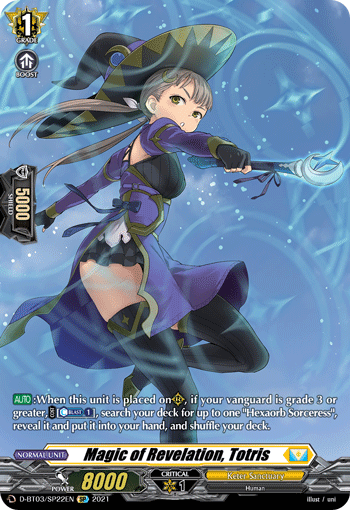 Magic of Revelation, Totris (SP) - D-BT03/SP22EN