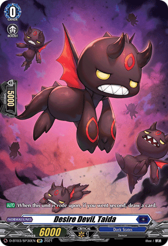 Desire Devil, Taida (SP) - D-BT03/SP30EN