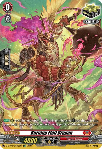 Burning Flail Dragon (SP) - D-BT03/SP36EN