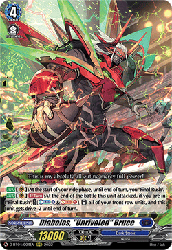 Diabolos, "Unrivaled" Bruce - D-BT04/004EN
