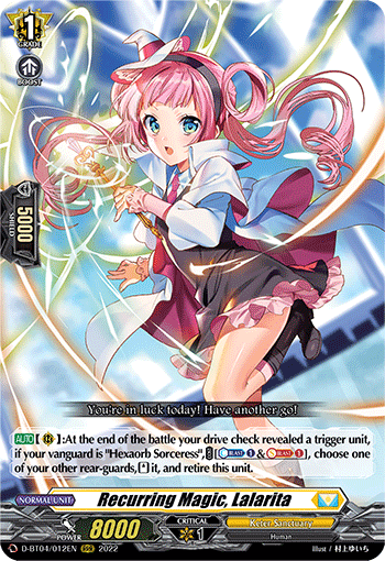 Recurring Magic, Lalarita - D-BT04/012EN