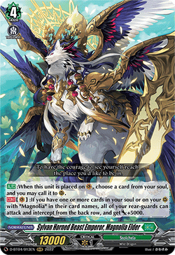 Sylvan Horned Beast Emperor, Magnolia Elder - D-BT04/013EN