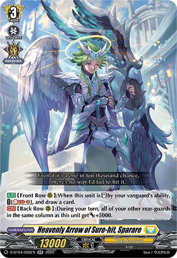 Heavenly Arrow of Sure-hit, Sparare - D-BT04/026EN