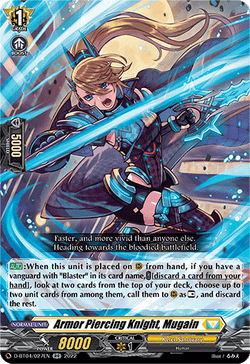 Armor Piercing Knight, Mugain - D-BT04/027EN