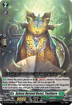 Sylvan Horned Beast, Panthero - D-BT04/028EN