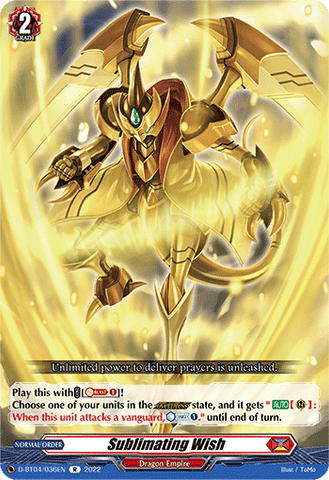 Sublimating Wish - D-BT04/036EN