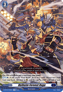 Helheim Fervent Rage - D-BT04/042EN
