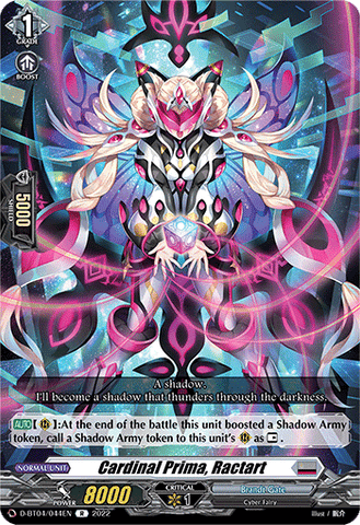 Cardinal Prima, Ractart - D-BT04/044EN