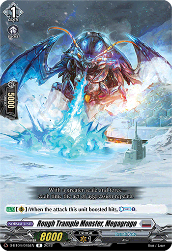 Rough Trample Monster, Megagrago - D-BT04/045EN