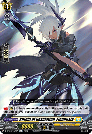 Knight of Desolation, Fionnuala - D-BT04/052EN