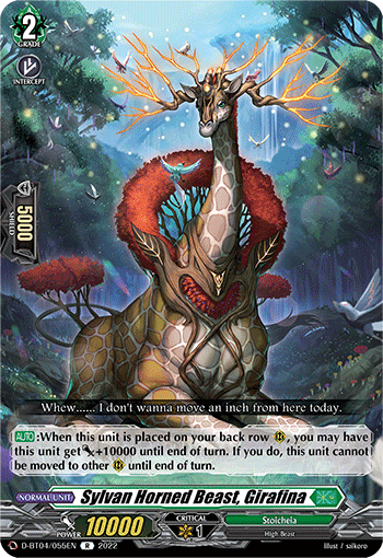 Sylvan Horned Beast, Girafina - D-BT04/055EN
