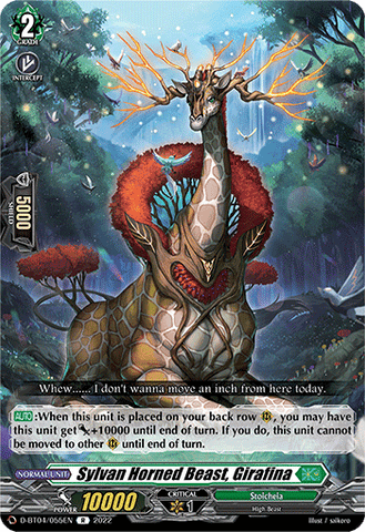 Sylvan Horned Beast, Girafina - D-BT04/055EN