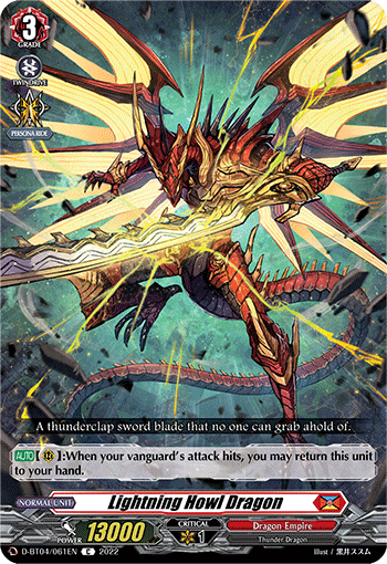 Lightning Howl Dragon - D-BT04/061EN