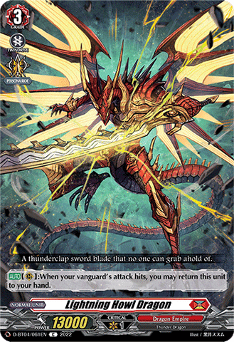 Lightning Howl Dragon - D-BT04/061EN