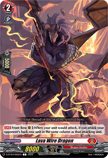 Lava Wire Dragon - D-BT04/065EN