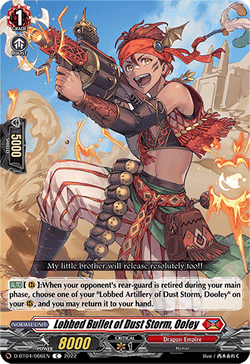 Lobbed Bullet of Dust Storm, Ooley - D-BT04/066EN