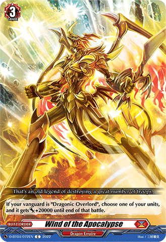 Wind of the Apocalypse - D-BT04/072EN