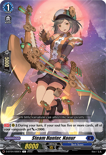 Steam Hunter, Nanur - D-BT04/080EN