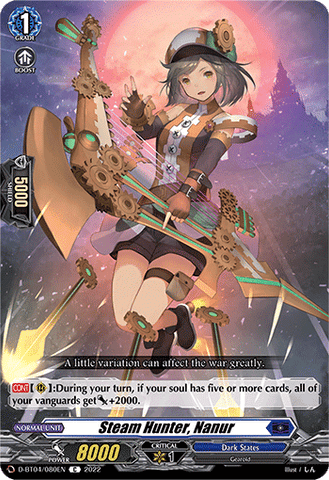Steam Hunter, Nanur - D-BT04/080EN