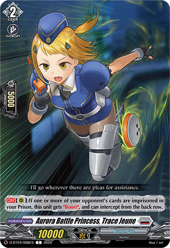 Aurora Battle Princess, Trace Jeune - D-BT04/088EN