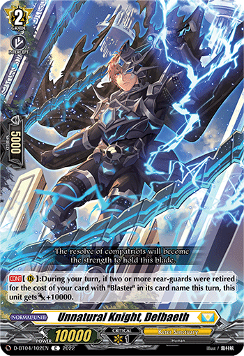 Unnatural Knight, Delbaeth - D-BT04/102EN