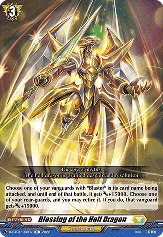 Blessing of the Hell Dragon - D-BT04/108EN