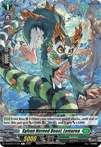 Sylvan Horned Beast, Lemurea - D-BT04/117EN