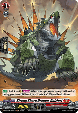 Strong Sharp Dragon, Geizfort (Holo) - D-BT04/H03EN