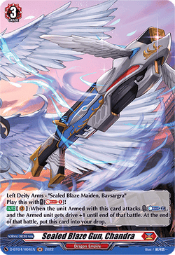 Sealed Blaze Gun, Chandra (Holo) - D-BT04/H04EN